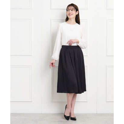 クードシャンス COUP DE CHANCE 【洗える/セレモニー/オフィス】柔らかく上品、幅広いシーンに使えるプリーツスカート （グレージュ(050)）｜詳細画像