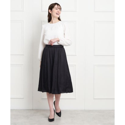 クードシャンス COUP DE CHANCE 【洗える/セレモニー/オフィス】柔らかく上品、幅広いシーンに使えるプリーツスカート （グレージュ(050)）｜詳細画像