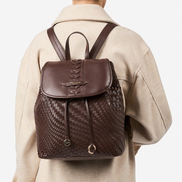 イザベラ ウーブン バックパック womens （マデイラブラウン）