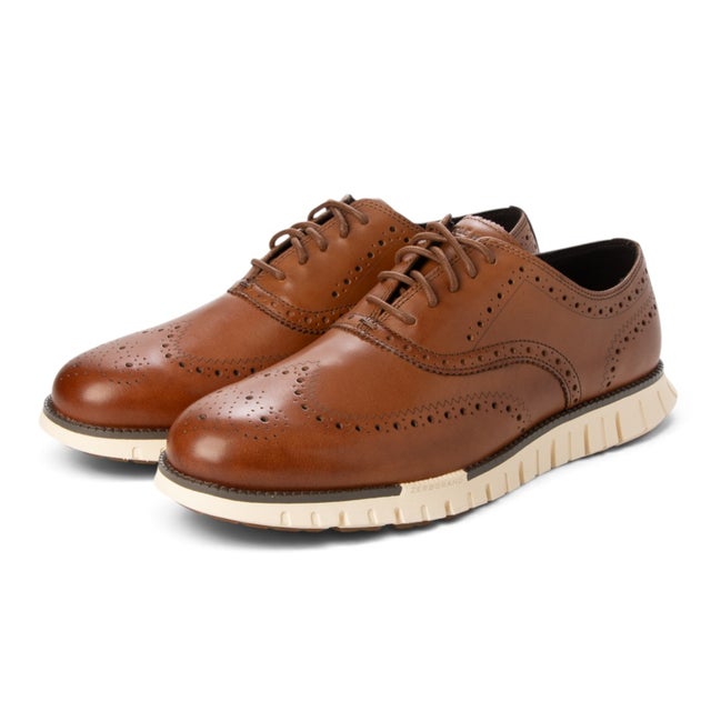 ZEROGRAND REMASTERED WINGTIP OXFORD /Width：W （CH BRITISH TAN/IVORY）