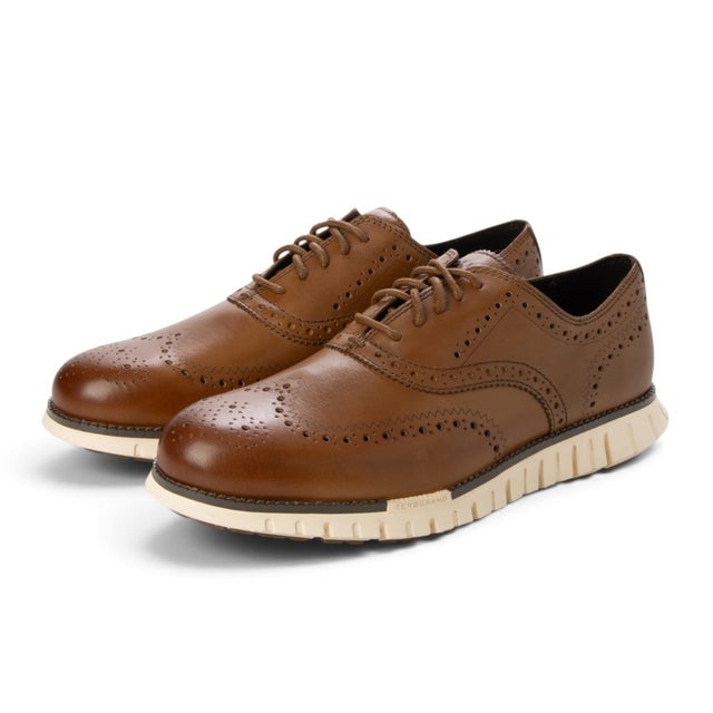 ZEROGRAND REMASTERED WINGTIP OXFORD /Width：M （CH BRITISH TAN/IVORY）