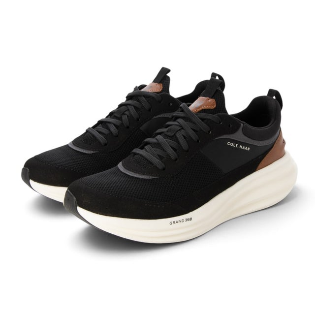ORIGINALGRAND QUADSTREAK RUNNING SNEAKER /Width：M （BLACK/BRITISH TAN/IVORY）