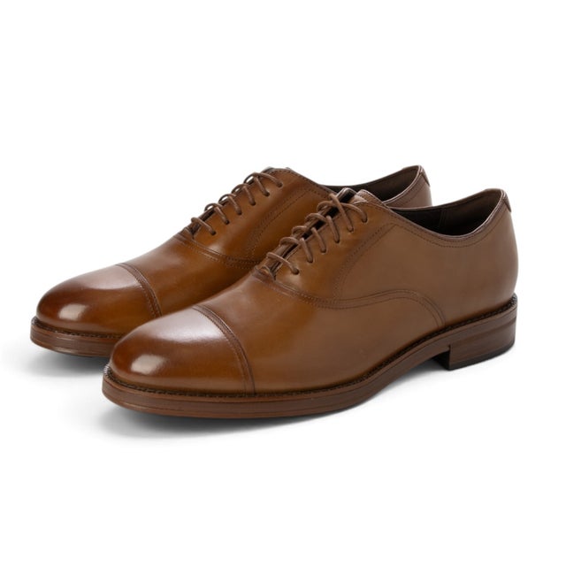 LEDLEY GRAND CAP TOE OXFORDS /Width：M （CH BRITISH TAN/DARK NATURAL）