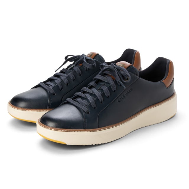 GRANDPRO TOPSPIN SNEAKER /Width：W （NAVY BLAZER LTHR/CH BRITISH TAN/IVORY）