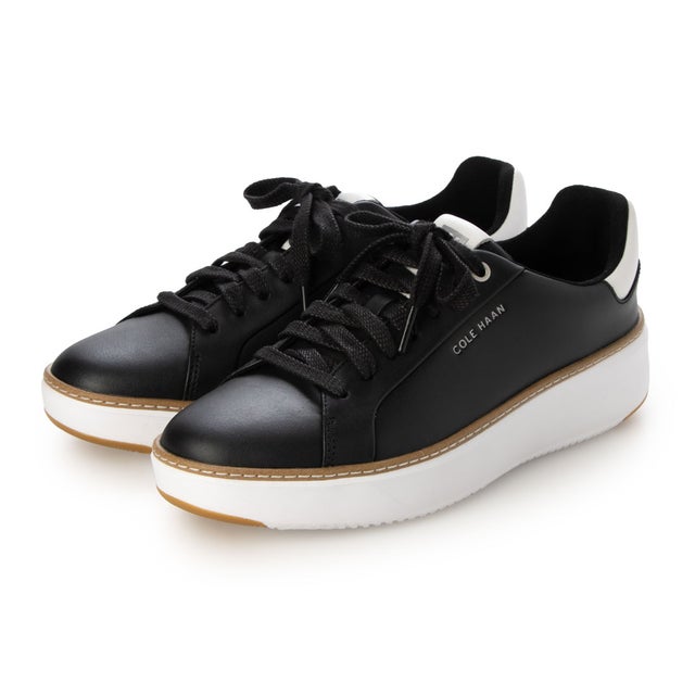 GRANDPRO TOPSPIN SNEAKER /Width：B （BLACK/OPTC WHT/CYBER YELLOW FB/MTLC GLD HW/WHT OS）