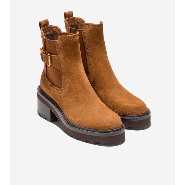 シブリー ウォータープルーフ ラグ バックル ブーティー womens （CH タバコ ウォータープルーフ スエード）