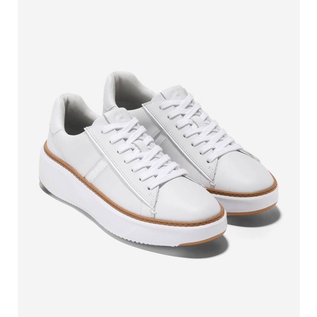 グランド クロスコート エースヴィア スニーカー womens. （ホワイト レザー）
