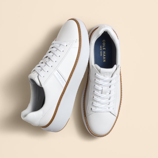 グランド クロスコート エースヴィア スニーカー womens. （ホワイト レザー）