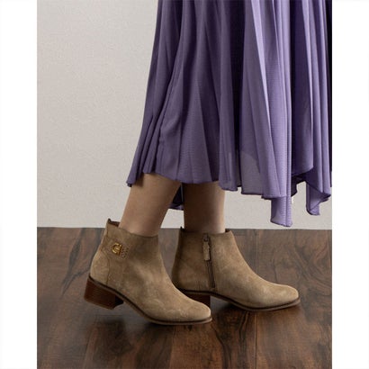 【訳あり新品】HOLIS BUCKLE BOOTIE:DK LATTE S （DK LATTE S）｜詳細画像