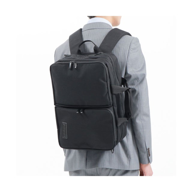 【公認販売店】 ビジネスバッグ OUTBIZ アウトビズ3WAYバックパック 3WAY リュック ショルダー 大容量 B4 A4 （ブラック）