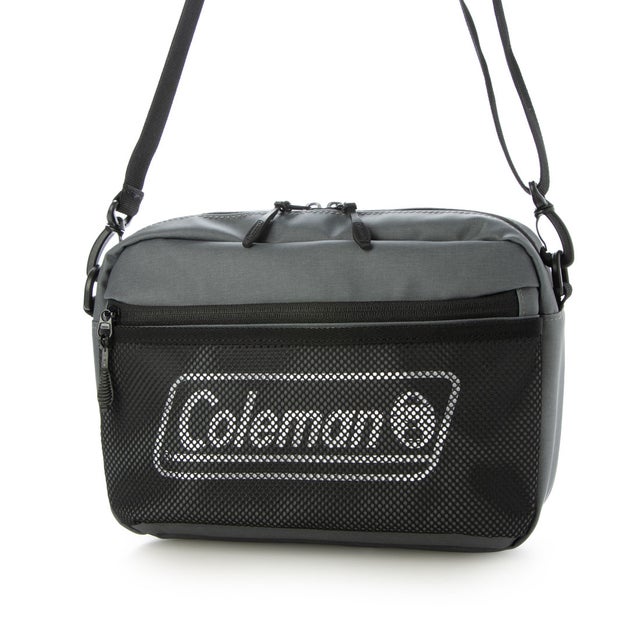 2000037792【グレーブラック】シールドショルダーポーチ [Coleman][コールマン] （グレーブラック）