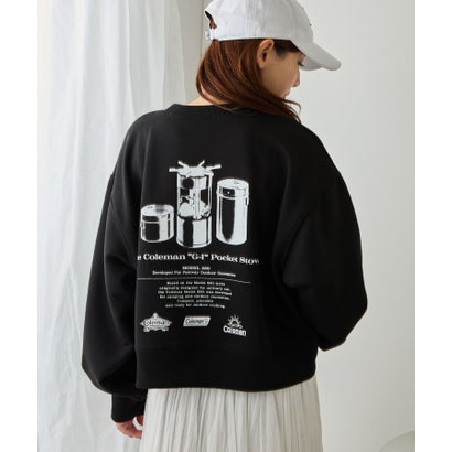 バックフリース アーカイブロゴプリントスウェット クルーネック （ブラック）｜詳細画像