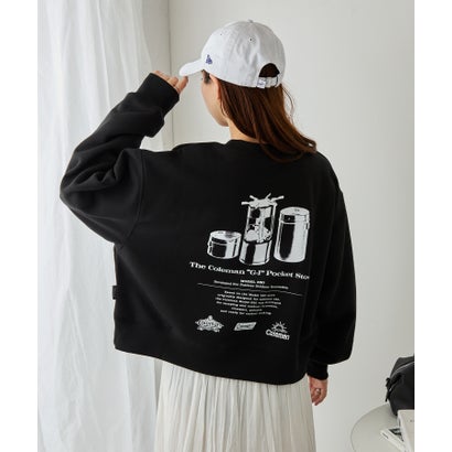 バックフリース アーカイブロゴプリントスウェット クルーネック （ブラック）｜詳細画像