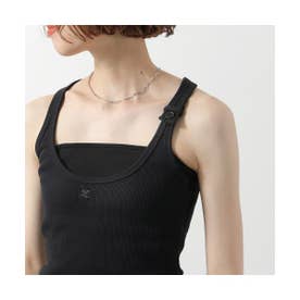 ⭐︎新品タグ付き⭐︎サイズS courrege ロゴ ハイネックライン タンクトップ CO2491EW000042_mg_thumb.jpg