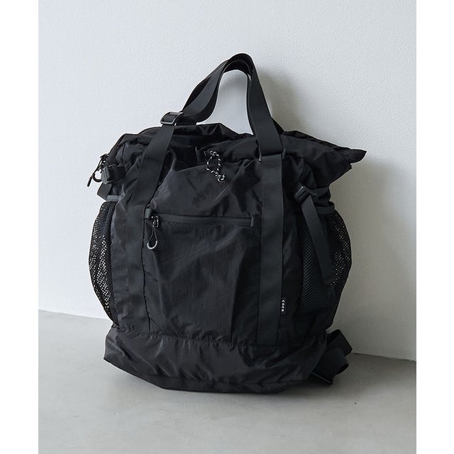 パッカブルトートバッグ （BLACK）