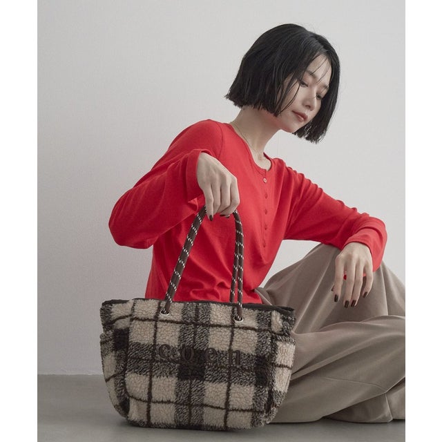 ■coenロゴ JQボアトートM （BEIGE）