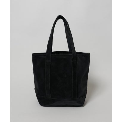 スエードライクロゴシシュウミニトート （BLACK）｜詳細画像