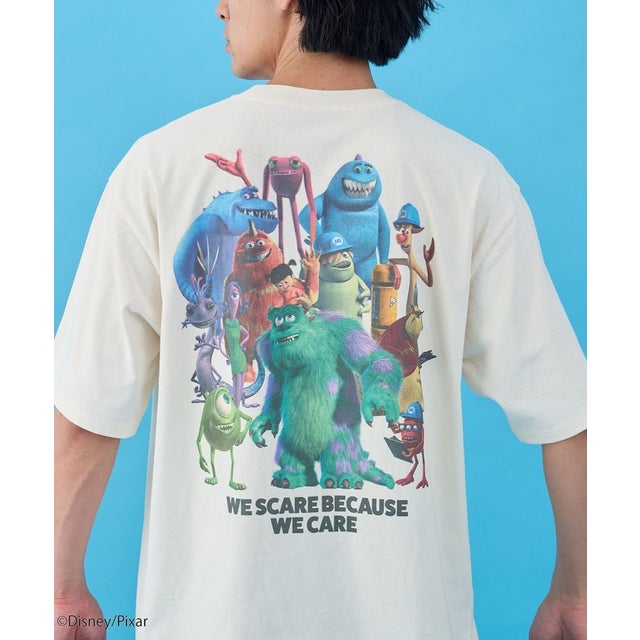 モンスターズインクデザインプリントTシャツ （WHITE）