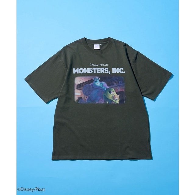 モンスターズインクデザインプリントTシャツ （BLACK）