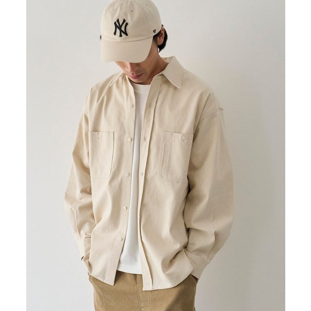 デニムワークシャツ （WHITE）