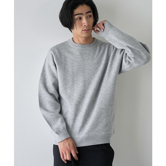 スウェットライクニット （LT.GRAY）