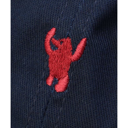 ベア刺繍ツイルキャップ （NAVY）｜詳細画像