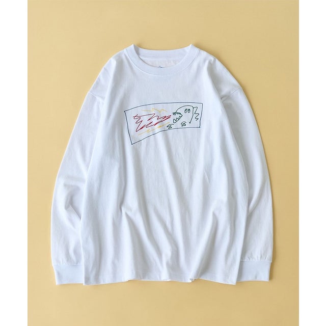 ogawa natsumi 長袖Tシャツ （WHITE）