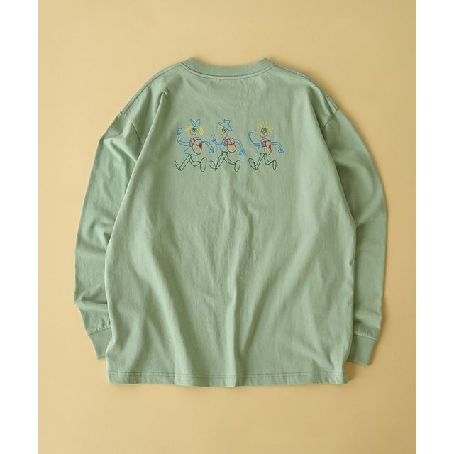 ogawa natsumi 長袖Tシャツ （LIME）