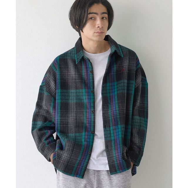 ◆シャギーチェックシャツ （KELLY）