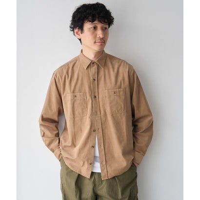 21Wコーデュロイシャツ （BEIGE）｜詳細画像