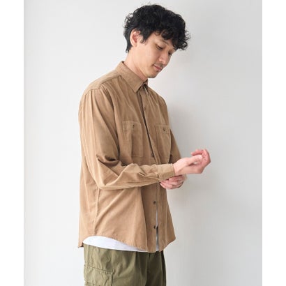 21Wコーデュロイシャツ （BEIGE）｜詳細画像
