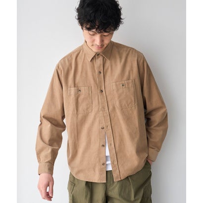 21Wコーデュロイシャツ （BEIGE）｜詳細画像