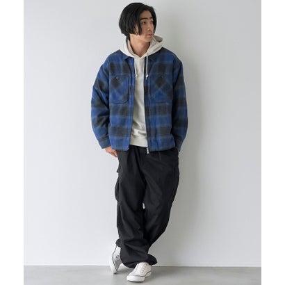 コーエン coen チェックウラキルトBL （NAVY）｜詳細画像