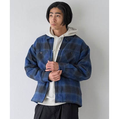 コーエン coen チェックウラキルトBL （NAVY）｜詳細画像