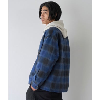 コーエン coen チェックウラキルトBL （NAVY）｜詳細画像