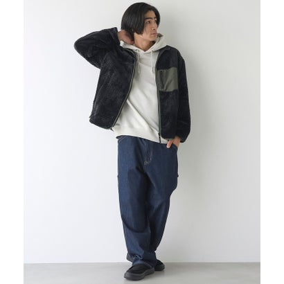 ダイヤモンドシャギーブルゾン （BLACK）｜詳細画像