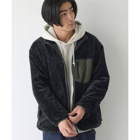 ダイヤモンドシャギーブルゾン （BLACK）