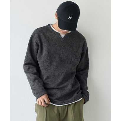 メランジフリースフェイクレイヤード （NAVY）｜詳細画像