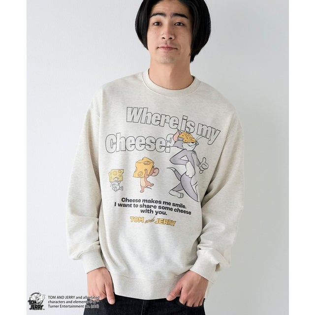 TOM&JERRYスウェット （OFF WHITE）
