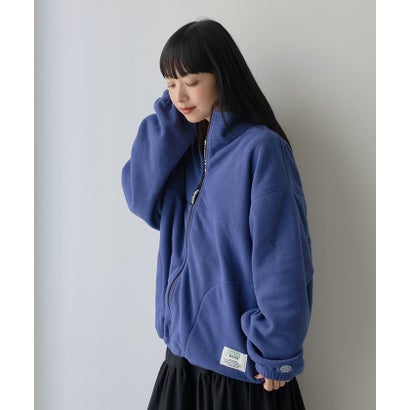 ◆【DISCUS】フリーススタンドZIP （BLACK）｜詳細画像