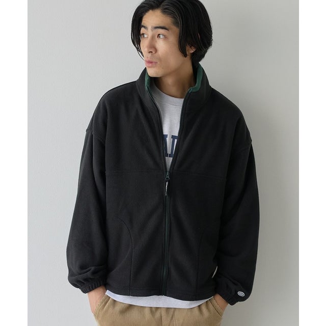 ◆【DISCUS】フリーススタンドZIP （BLACK）