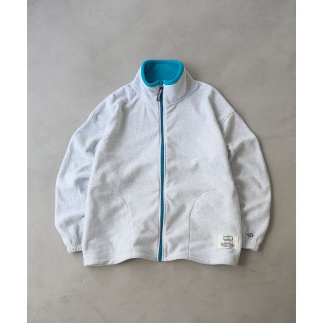 ◆【DISCUS】フリーススタンドZIP （OFF WHITE）