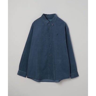 【WEB限定】BEVERLY HILLS POLO CLUB（ビバリーヒルズポロクラブ）コーデュロイコットンシャツ （COBALT）｜詳細画像