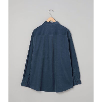 【WEB限定】BEVERLY HILLS POLO CLUB（ビバリーヒルズポロクラブ）コーデュロイコットンシャツ （COBALT）｜詳細画像