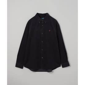 【WEB限定】BEVERLY HILLS POLO CLUB（ビバリーヒルズポロクラブ）コーデュロイコットンシャツ （BLACK）