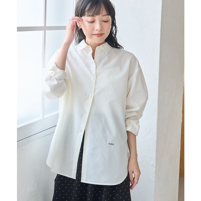 イージーケアレギュラーカラーシャツ （OFF WHITE）