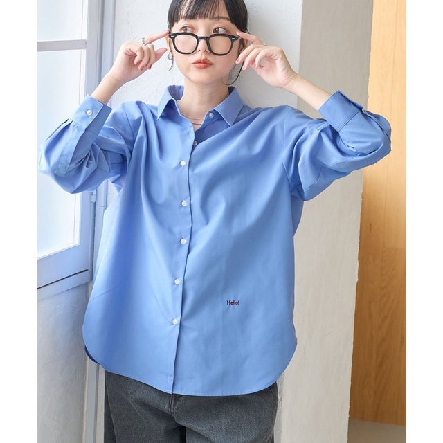 イージーケアレギュラーカラーシャツ （LT.BLUE）