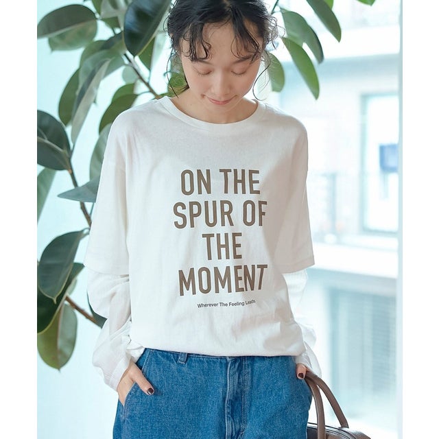 ソデシアーレイヤードロゴT （OFF WHITE）
