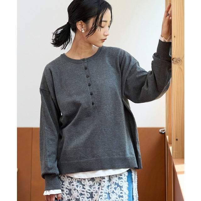 【セットアイテム】2wayヘンリーネックニットセット （その他1）
