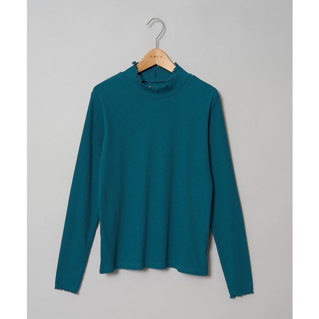 【定番 / 新色追加】メロータートルネックロンT （TURQUOISE）